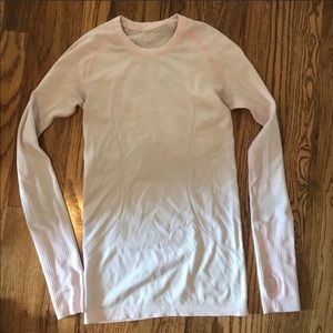 Lululemon swiftly tech pink/rose color 4